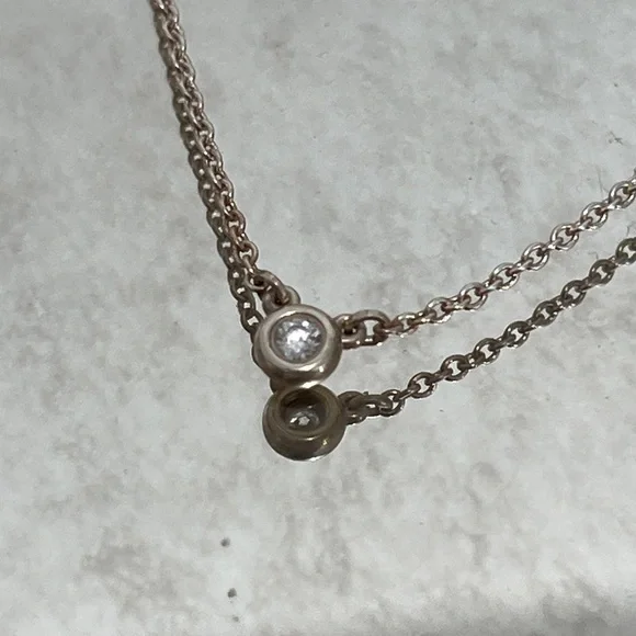 Tiffany 925 diamond necklace by elsa peretti - Picture 5 of 8